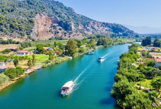 About The Dalyan Canal And Kaunos Rock Tombs