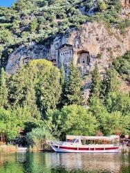 About The Dalyan Canal And Kaunos Rock Tombs