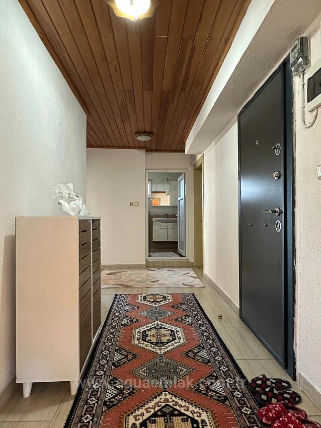 Köyceğiz Yenimahalle Large Terrace Air Conditioned Furnished 2+1 Flat For Rent