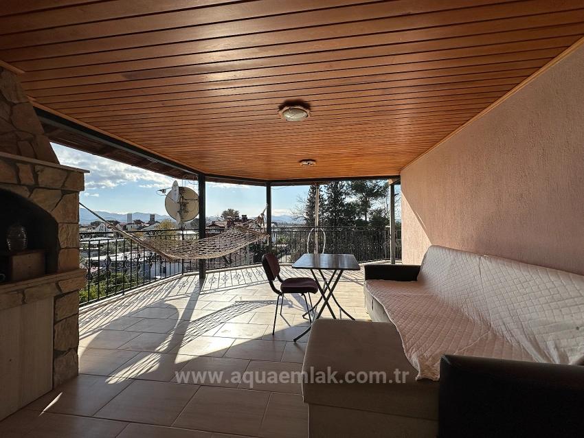 Köyceğiz Yenimahalle Large Terrace Air Conditioned Furnished 2+1 Flat For Rent