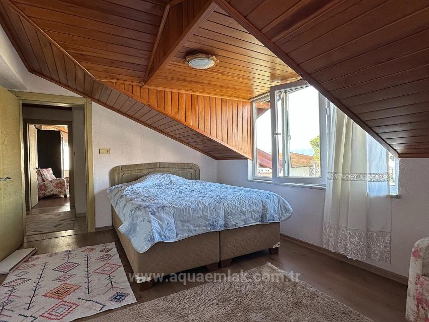 Köyceğiz Yenimahalle Large Terrace Air Conditioned Furnished 2+1 Flat For Rent