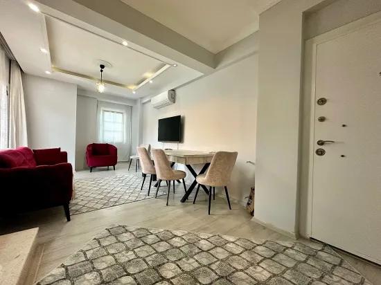 Köyceğiz centre, air‑conditioned and furnished duplex 3+1 flat