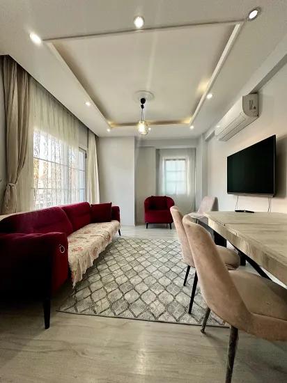 В Центре Köyceğiz, Двухуровневый Дуплекс 3+1 С Кондиционером И Меблированный